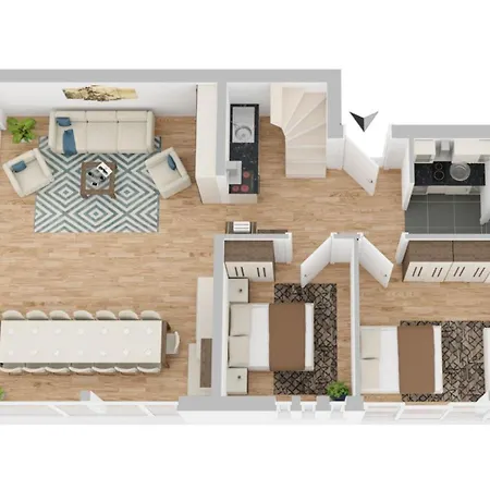 Large 155 Qm With 4 Bedrooms Located 1 To 12 Guests München